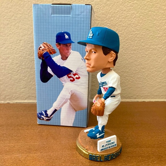 Official LOS ANGELES DODGERS 2012 OREL HERSHISER 50th Anniversary BOBBLEHEAD - Picture 2 of 7